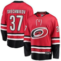 harde C.Hurricanes #37 Andrei Svechnikov Red Alternate Breakaway Player Stitched Jerseys