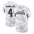 harde C.Panthers #4 Tetairoa McMillan Player Arctic Camo Salute to Service T-Shirt Hoodies Stitched Jerseys
