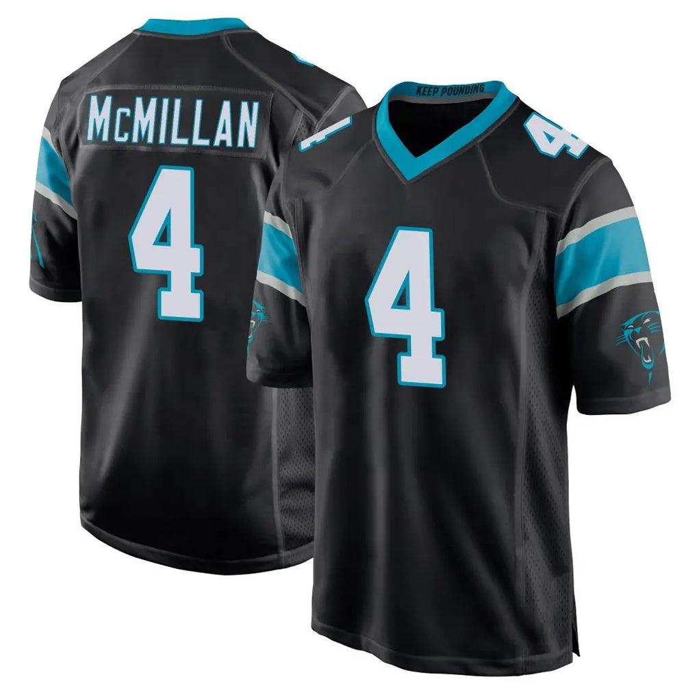 harde C.Panthers #4 Tetairoa McMillan Player Black Game Stitched Jerseys