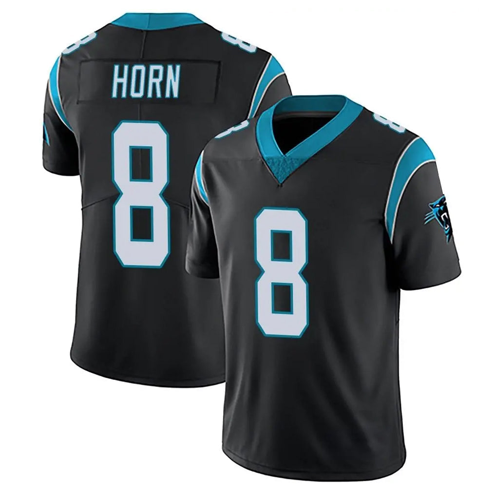 harde C.Panthers #8 Jaycee Horn Player Black Vapor Untouchable Limited Game Stitched Jerseys
