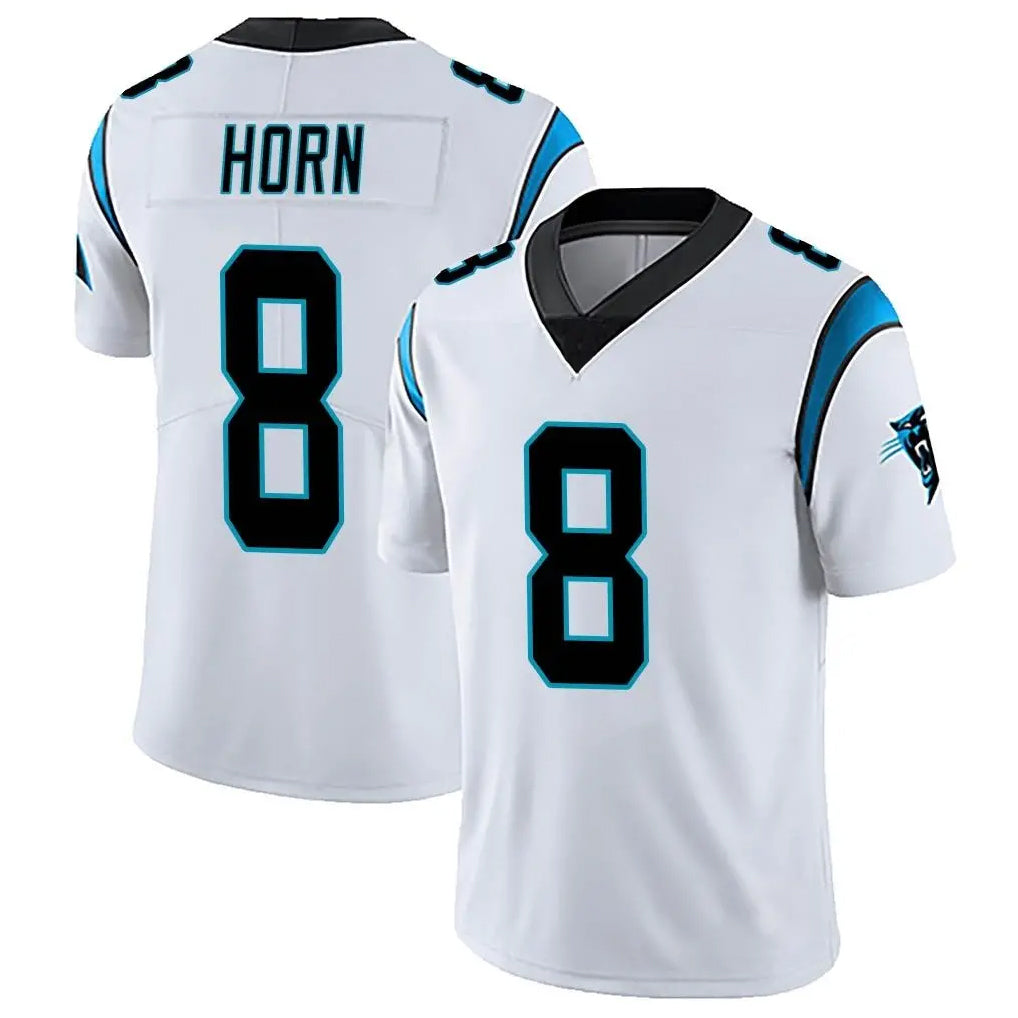 harde C.Panthers #8 Jaycee Horn Player White Vapor Untouchable Limited Game Stitched Jerseys