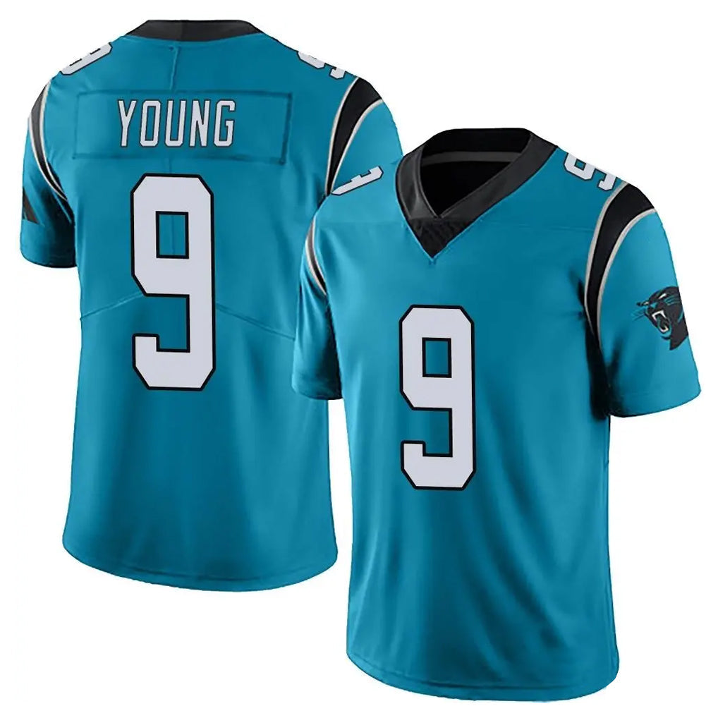harde C.Panthers #9 Bryce Young Player Blue Vapor Untouchable Limited Game Stitched Jerseys