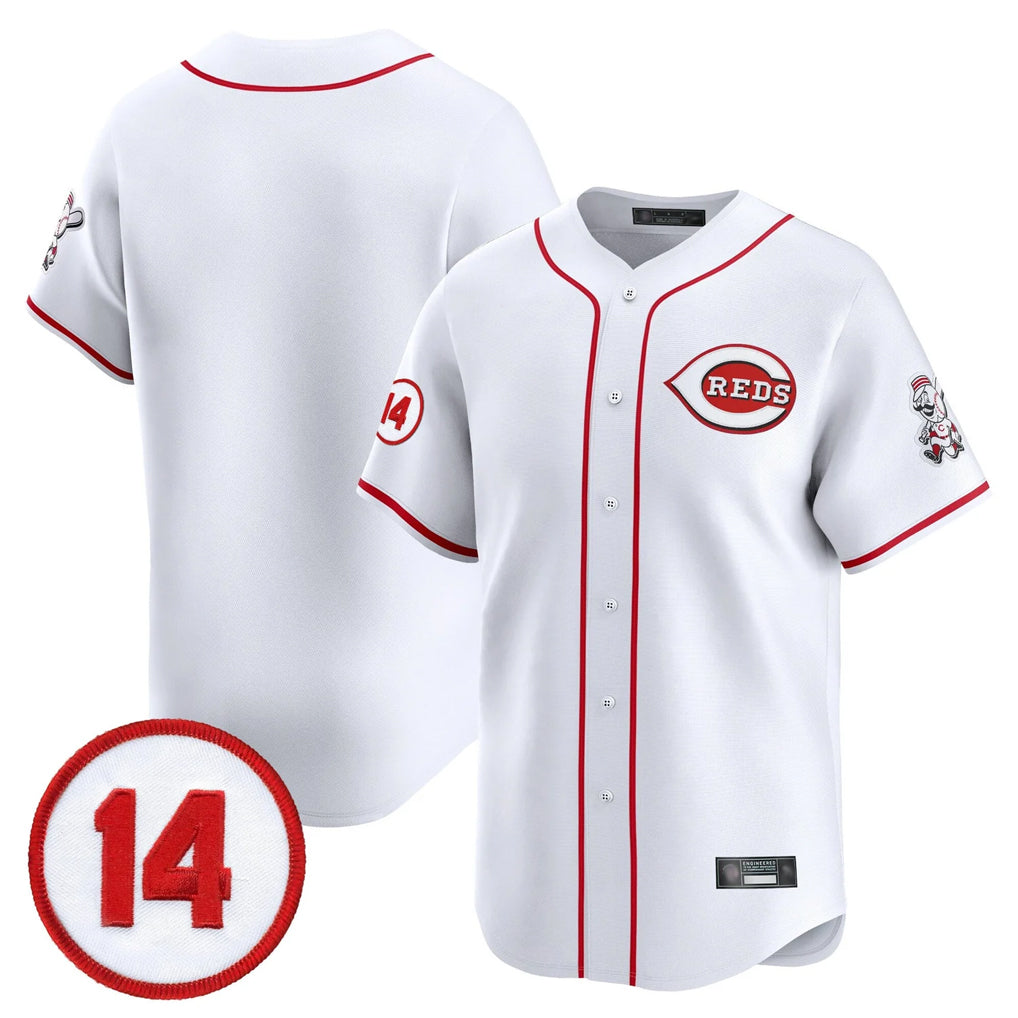 harde C.Reds White Vapor Premier Limited Home Blank Player Stitched Jerseys