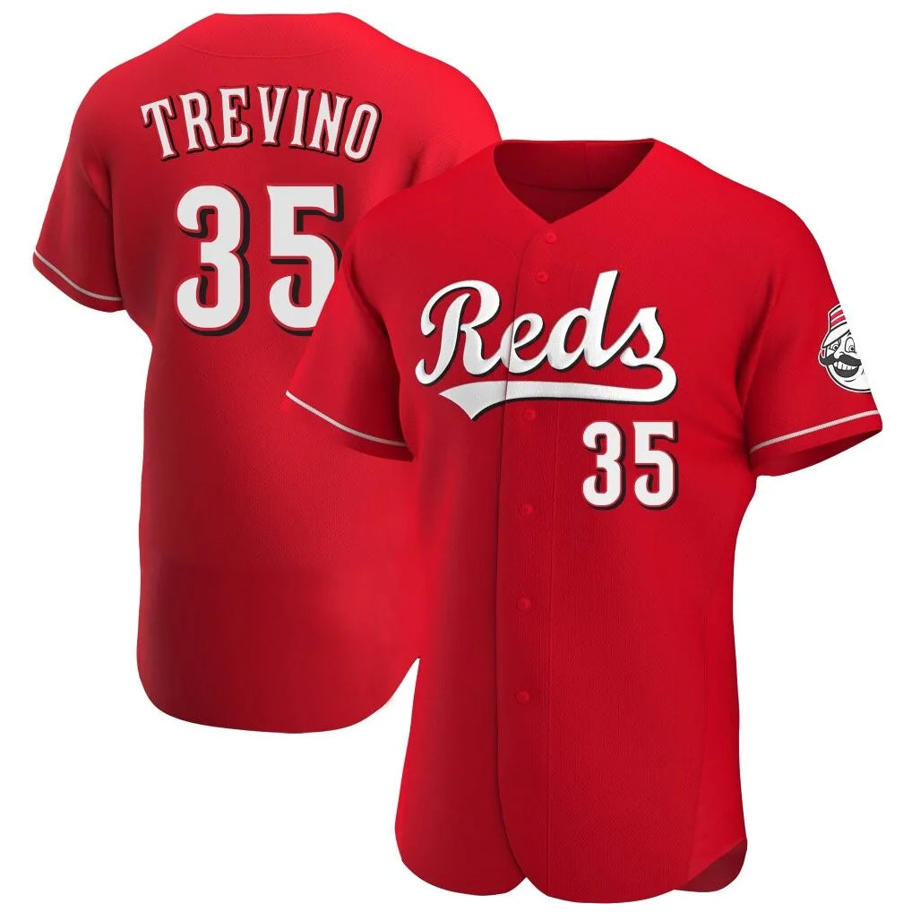 harde C.Reds #35 Jose Trevino Player Red Limited Elite Home Stitched Jerseys