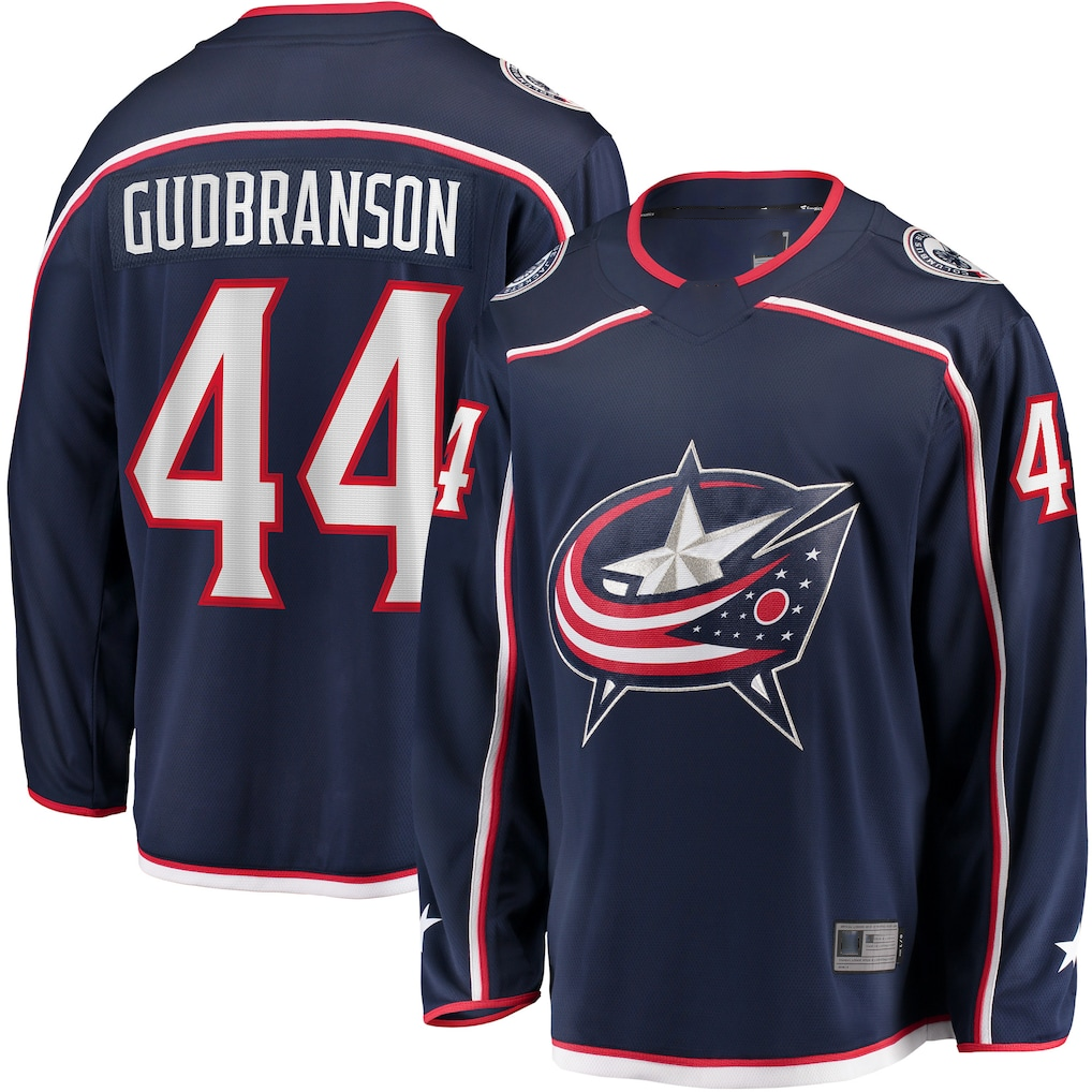 harde CB.Jackets #44 Erik Gudbranson Navy Home Breakaway Player Jersey
