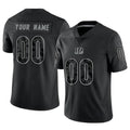 harde Custom C.Bengals Black Reflective Limited Game Any Name & Numbers Stitched Jerseys
