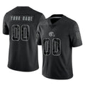 harde Custom C.Browns Black Reflective Home Game Any Name & Numbers Stitched Jerseys