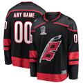 harde Custom C.Hurricanes Black 2026 Stanley Cup Champions Home Breakaway Custom Stitched Jerseys