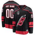 harde Custom C.Hurricanes Black 2026 Stanley Cup Final Home Breakaway Stitched Jerseys