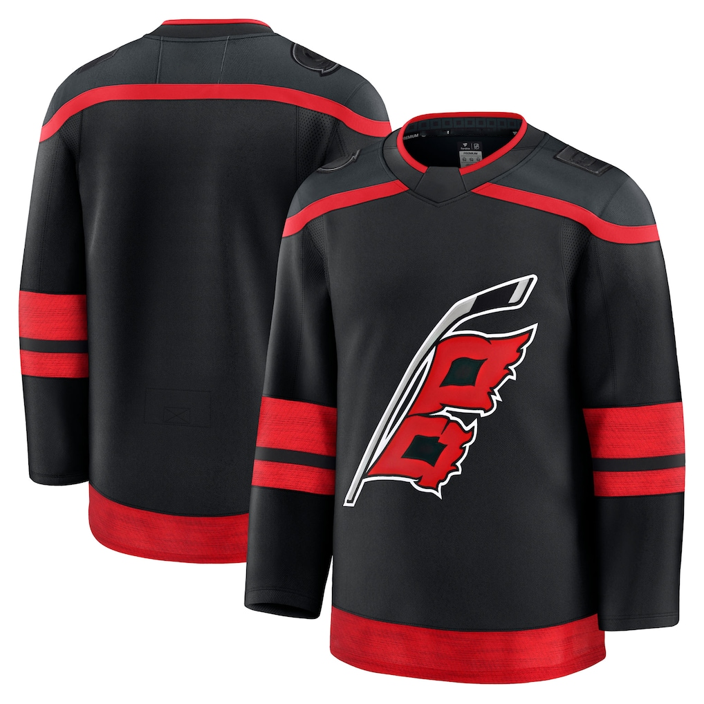 harde C.Hurricanes Black Home Premium Stitched Jerseys