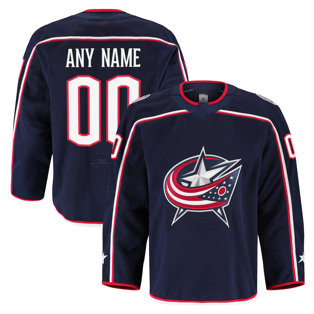 harde Custom CB.Jackets Navy Home Authentic Pro Jersey