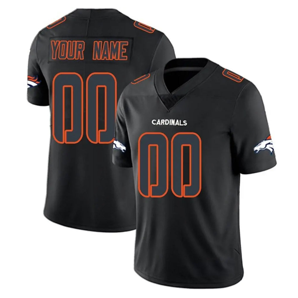 harde Custom D.Broncos Black Impact Limited Game Any Name & Numbers Stitched Jerseys