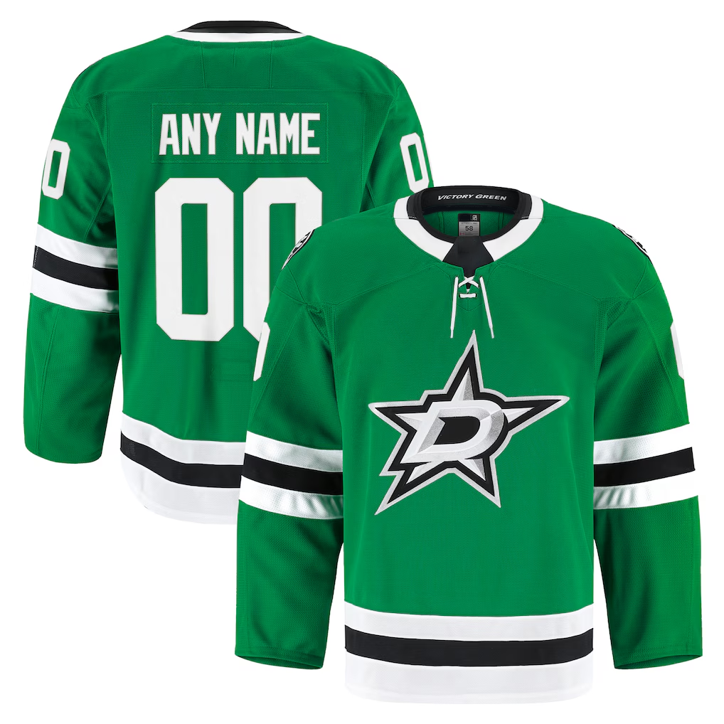 harde Custom D.Stars Kelly Green Home Authentic Pro Jerseys