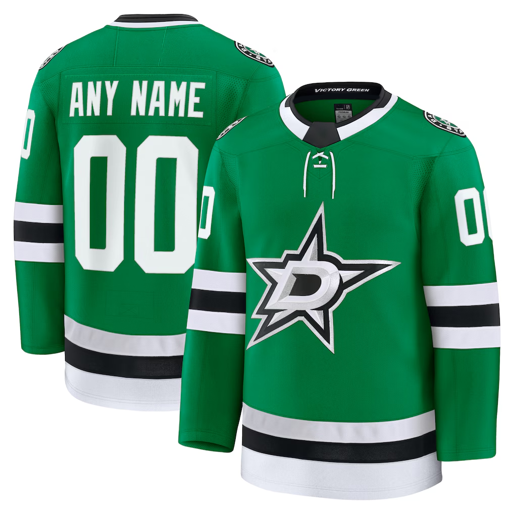harde Custom D.Stars Kelly Green Home Premium Jerseys