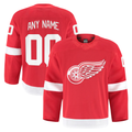 harde Custom D.Red wings Red Home Authentic Pro Jerseys