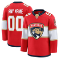 harde Custom F.Panthers Red Home Premium Jerseys