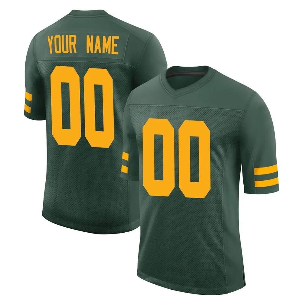 harde Custom GB.Packers Green Alternate Vapor Home Game Any Name & Numbers Stitched Jerseys