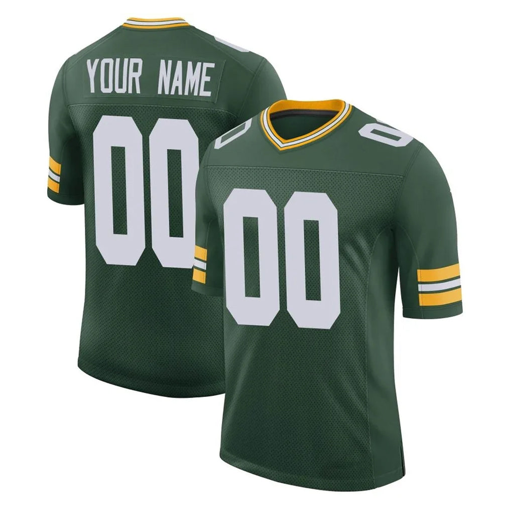 harde Custom GB.Packers Green Limited Classic Home Game Any Name & Numbers Stitched Jerseys