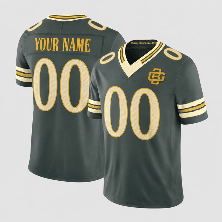 harde Custom GB.Packers Green Rivalries Jersey - All Stitched