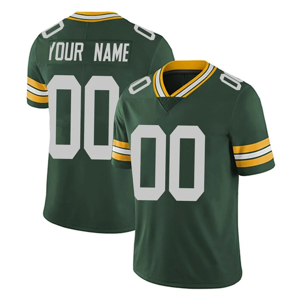 harde Custom GB.Packers Green Vapor Untouchable Limited Home Game Any Name & Numbers Stitched Jerseys
