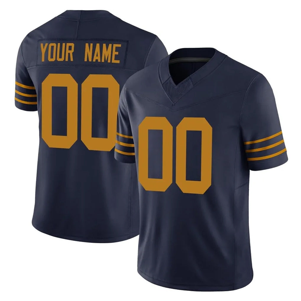 harde Custom GB.Packers Navy The 1923 Classic Vapor F.U.S.E. Home Game Any Name & Numbers Stitched Jerseys