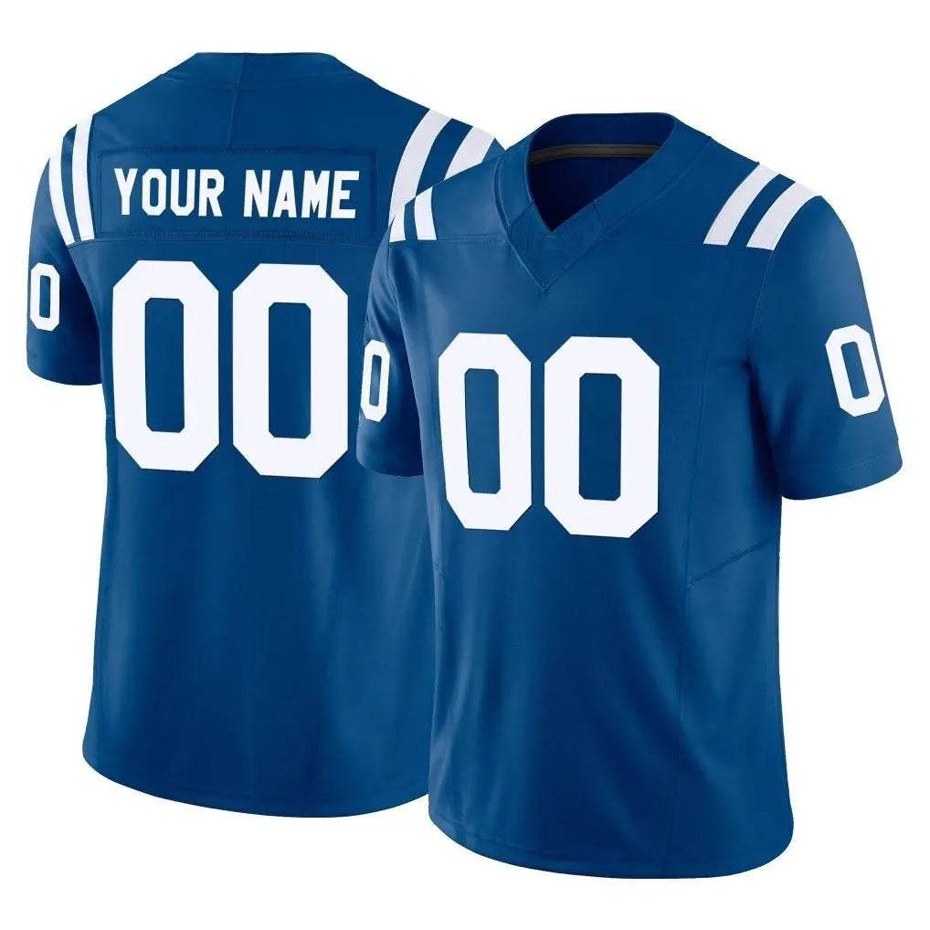 harde Custom IN.Colts Royal Limited Vapor F.U.S.E. Home Game Any Name & Numbers Stitched Jerseys