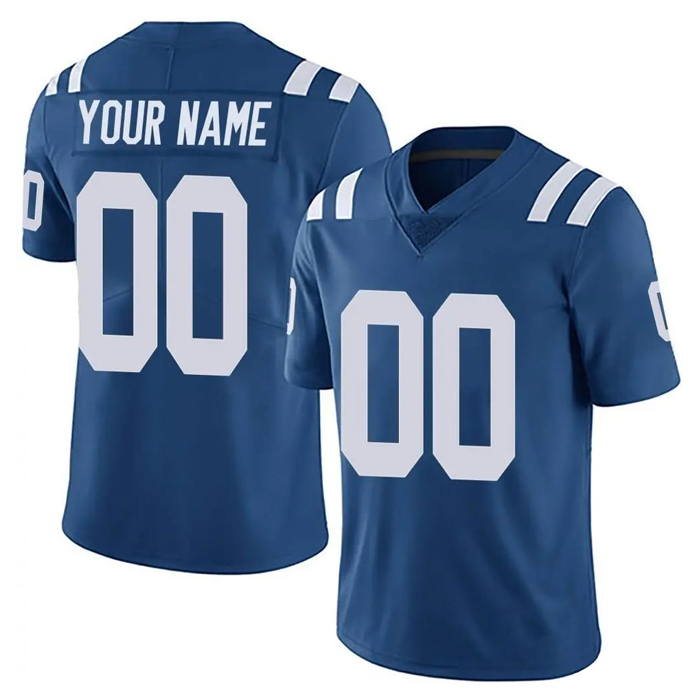 harde Custom IN.Colts Royal Limited Vapor Untouchable Home Game Any Name & Numbers Stitched Jerseys