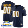 harde Custom LA.Chargers Navy Elite Limited Home Game Any Name & Numbers Stitched Jerseys