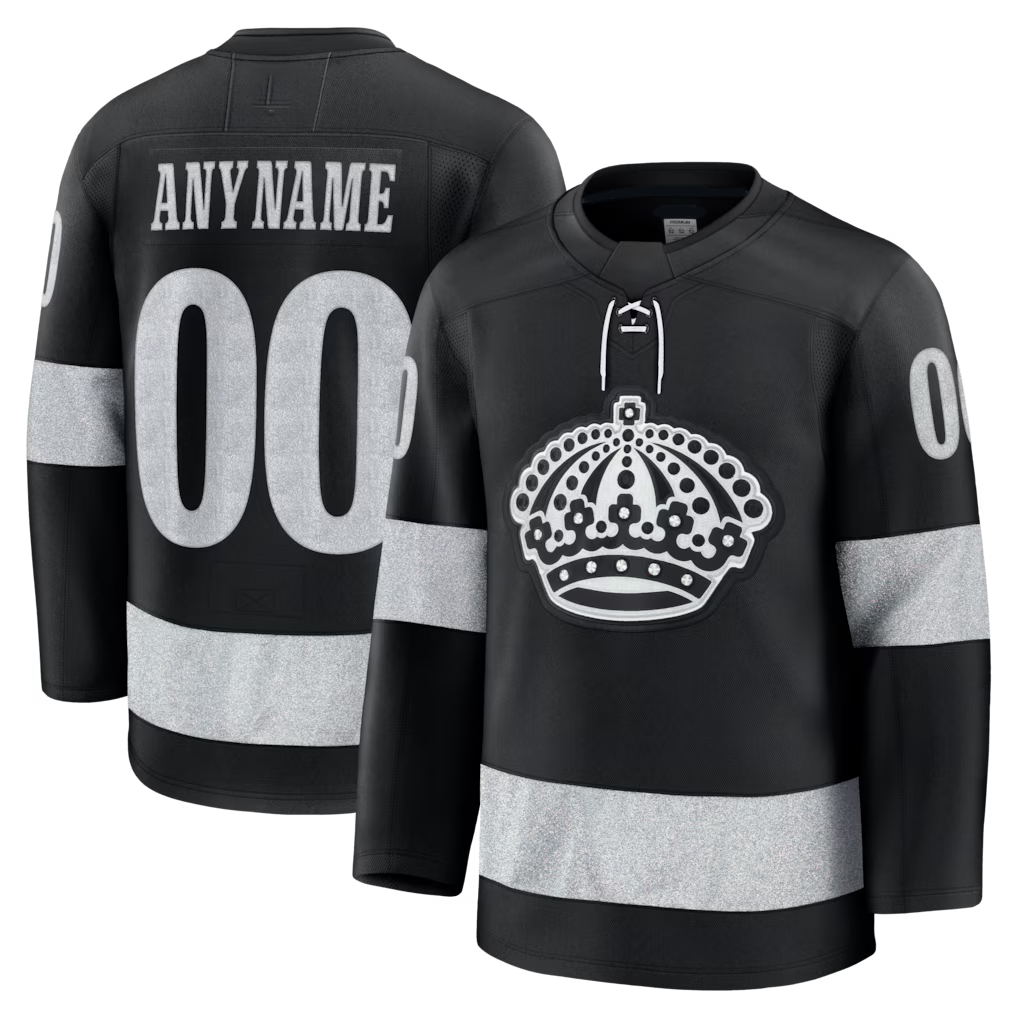harde Custom LA.Kings Black Alternate Premium Jerseys