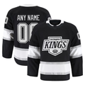 harde Custom LA.Kings Black Home Authentic Pro Jerseys