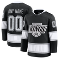 harde Custom LA.Kings Black Home Premium Jerseys