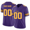 harde Custom MN.Vikings Purple Limited Alternate Vapor F.U.S.E. Home Game Any Name & Numbers Stitched Jerseys