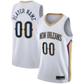harde Custom NO.Pelicans White 2020-2021 Swingman Stitched Jerseys- Association Edition