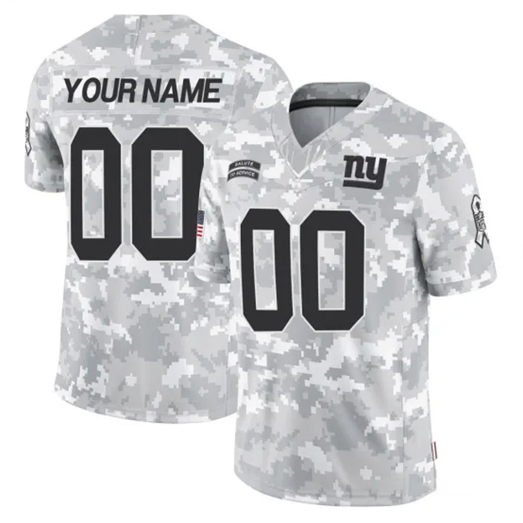 harde Custom NY.Giants Arctic Camo Salute To Service Limited Game Any Name & Numbers Stitched Jerseys