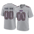 harde Custom NY.Giants Gray Atmosphere Fashion Limited Game Any Name & Numbers Stitched Jerseys