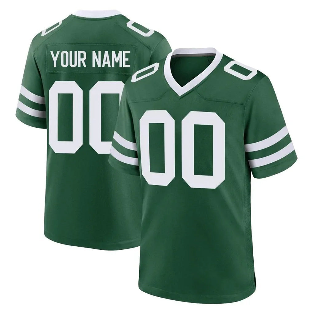 harde Custom NY.Jets Green Legacy Home Game Any Name & Numbers Stitched Jerseys