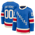 harde Custom NY.Rangers Blue Centennial Premium Jerseys