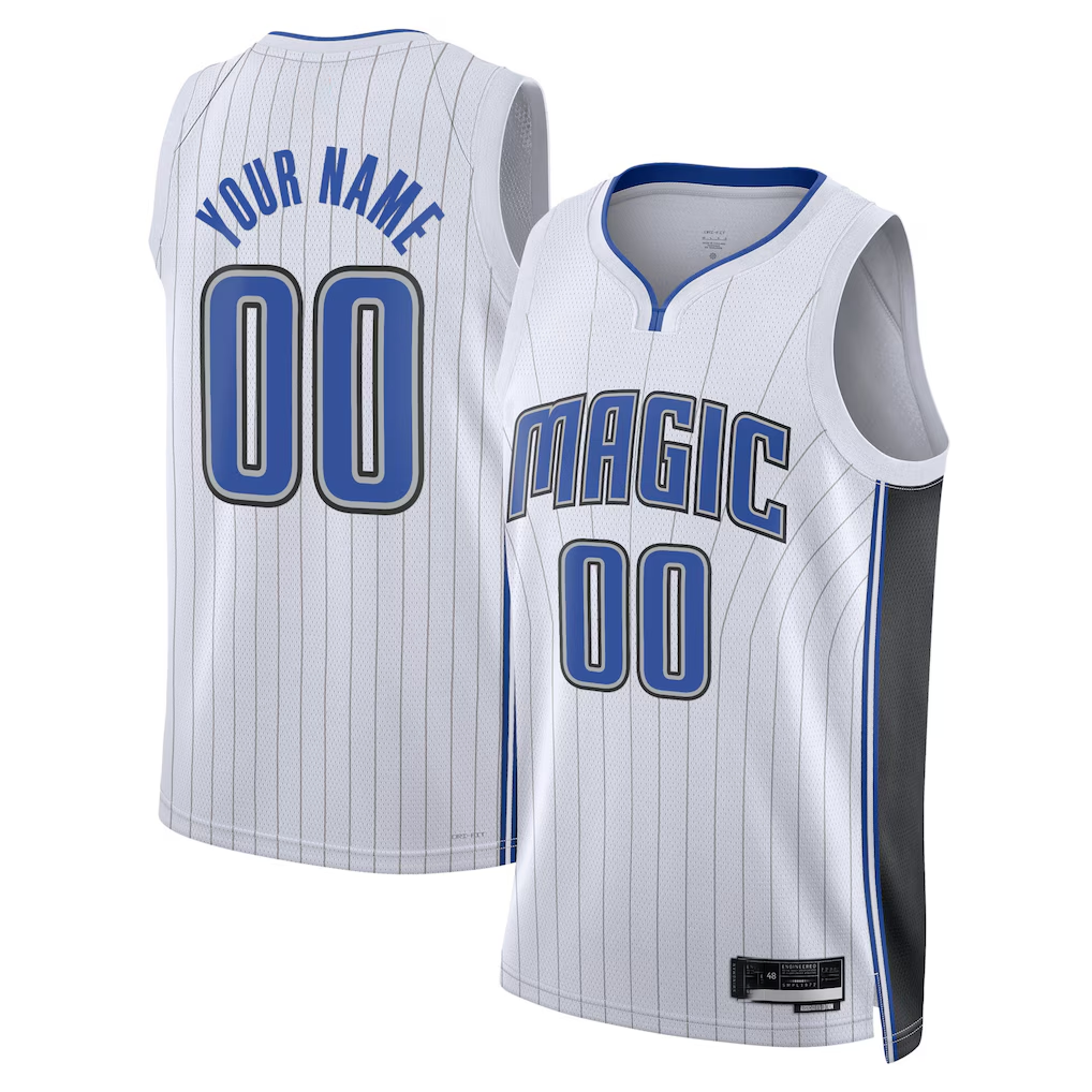harde Custom O.Magic White Swingman Jerseys - Association Edition