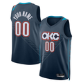 harde Custom OC.Thunder Blue 2025-2026 City Edition Swingman Stitched Jerseys