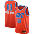 harde Custom OC.Thunder Orange Swingman Stitched Jerseys- Statement Edition