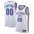 harde Custom OC.Thunder White Swingman Stitched Jerseys- Association Edition