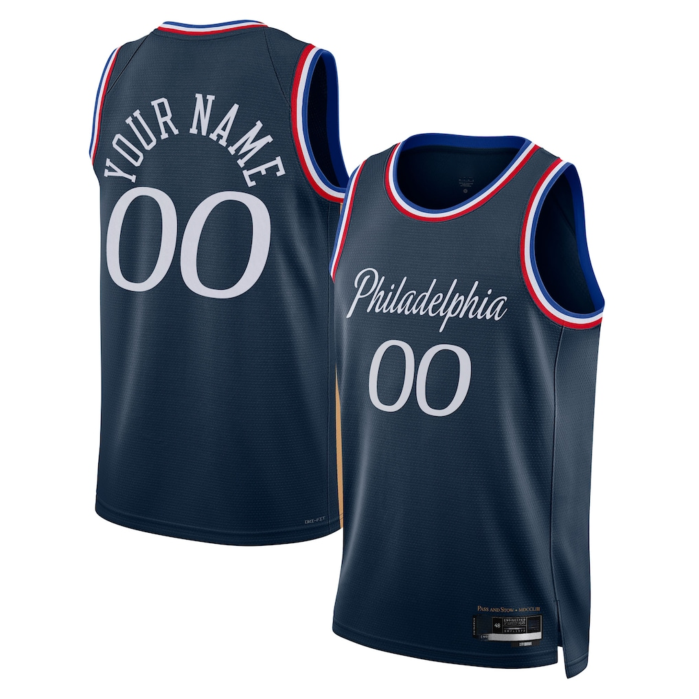 harde Custom P.76ers Navy 202526 City Edition Swingman Jerseys
