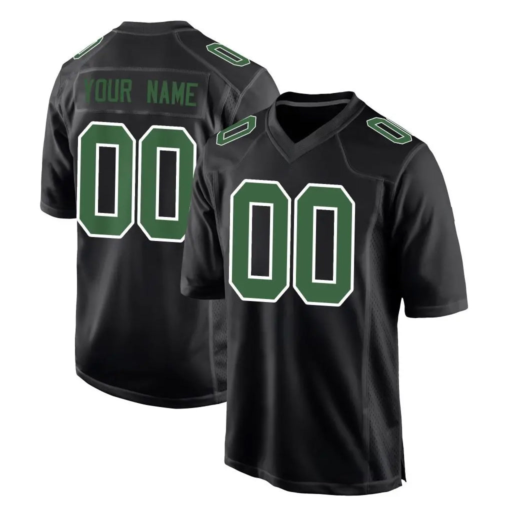 harde Custom P.Eagles Carbon Green Fashion Home Game Any Name & Numbers Stitched Jerseys