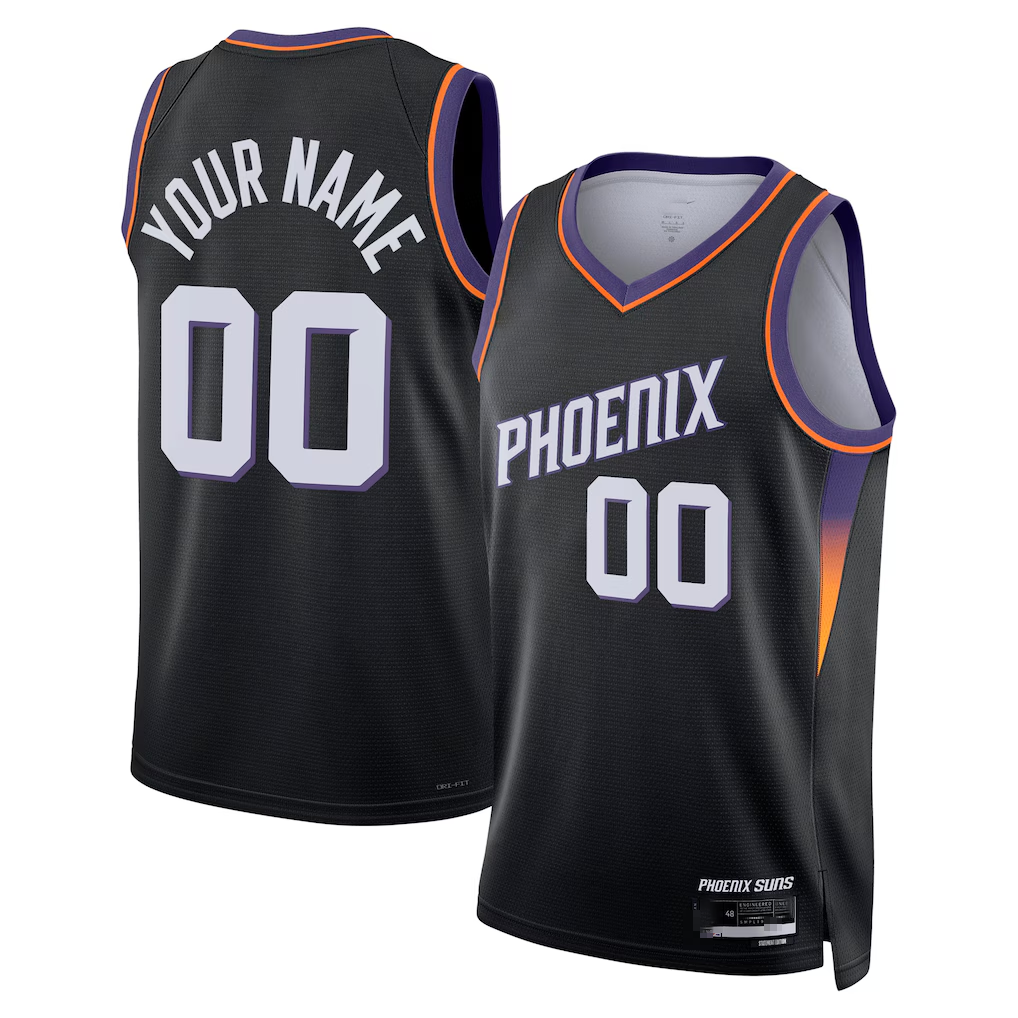 harde Custom P.Sunss Black Swingman Jerseys - Statement Edition