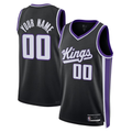 harde Custom S.Kings Black Swingman Jerseys - Icon Edition