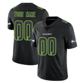 harde Custom S.Seahawks Black Impact Limited Home Game Any Name & Numbers Stitched Jerseys