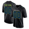harde Custom S.Seahawks Black Limited Fashion Home Game Any Name & Numbers Stitched Jerseys
