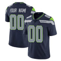 harde Custom S.Seahawks Navy Limited Vapor Untouchable Home Game Any Name & Numbers Stitched Jerseys