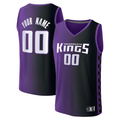 harde Custom S.kings Fanatics Purple Fast Break Jerseys - Statement Edition