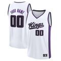 harde Custom S.kings Fanatics White Fast Break Jerseys - Association Edition